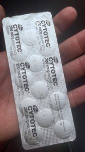 Misoprostol tem efeitos colaterais